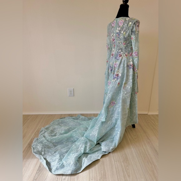 Colette Mon Cheri Blue Embroidered Dress - Picture 8 of 16